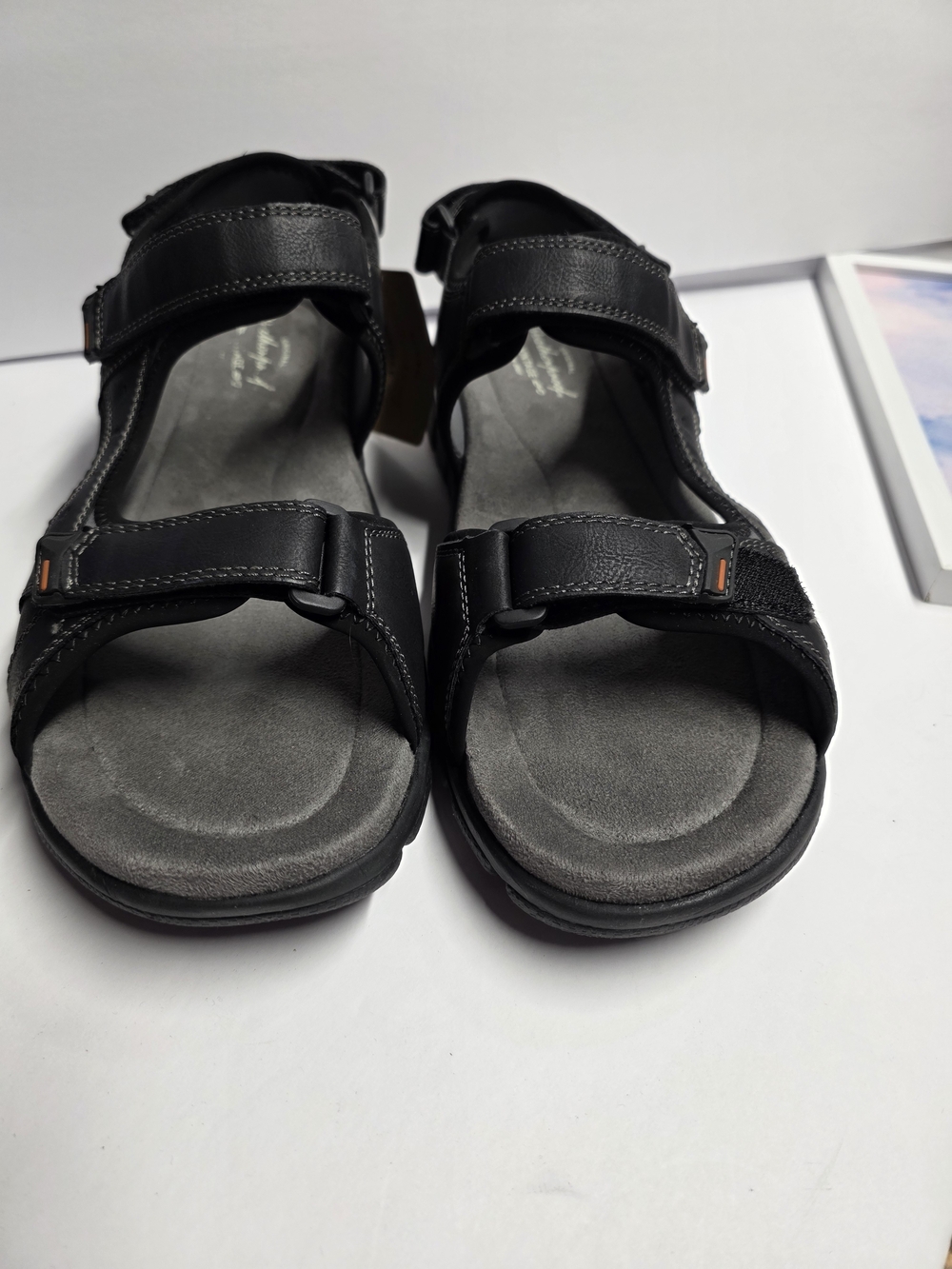 Weatherproof Black Men’s Outdoor Adjustable Sandals - Picture 3 of 6
